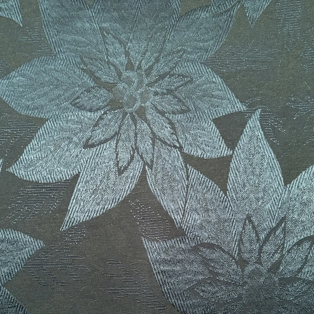 Elegant Poinsettia Patterned Placemats for the Holidays Set of 4